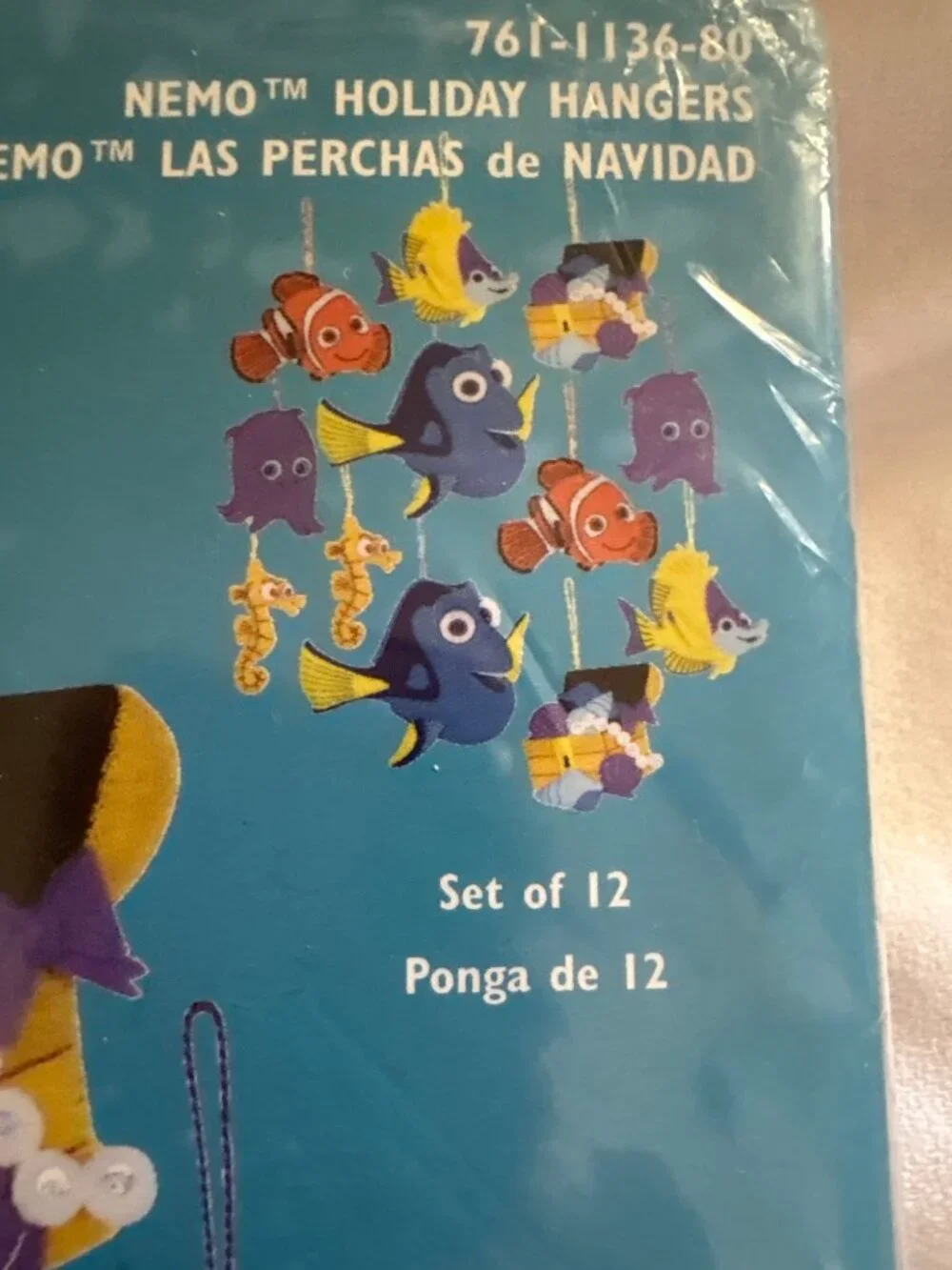 Disney Pixar Finding Nemo Holiday Hangers Felt Applique Kit Set Of 12 Craft Kit